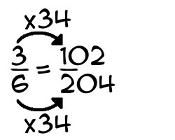 3/6 times 34