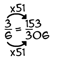 3/6 times 51