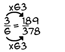 3/6 times 63
