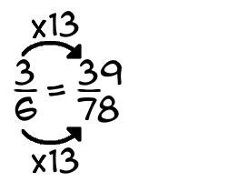 3/6 times 13