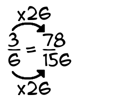 3/6 times 26