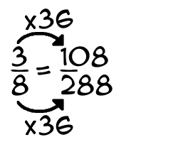 3/8 times 36