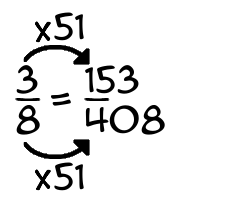 3/8 times 51