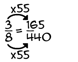 3/8 times 55