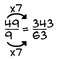 49/9 times 7