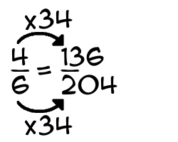4/6 times 34