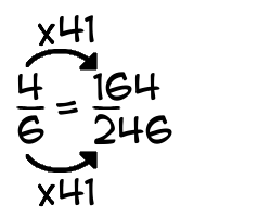 4/6 times 41