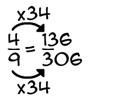 4/9 times 34