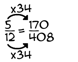 5/12 times 34