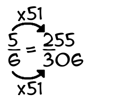 5/6 times 51