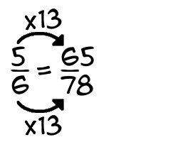 5/6 times 13