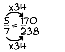 5/7 times 34
