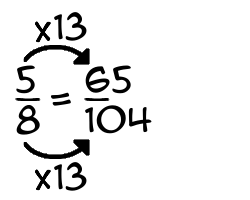 5/8 times 13