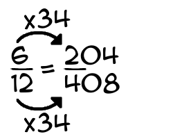6/12 times 34