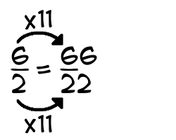 6/2 times 11