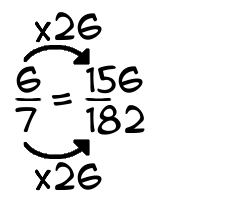 6/7 times 26