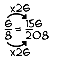 6/8 times 26