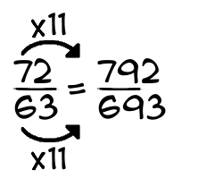 72/63 times 11