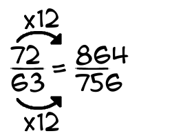 72/63 times 12