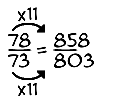78/73 times 11