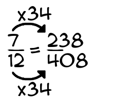 7/12 times 34