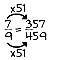 7/9 times 51