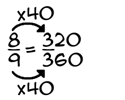 8/9 times 40
