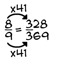 8/9 times 41