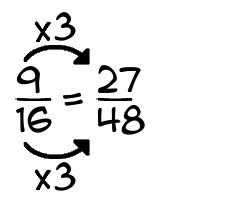 9/16 times 3
